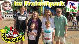 Freizeitpark Tolkschau  1 Tag mit den Spielzeugtestern im Freizeitpark 🌞 TipTapTube [upl. by Jone537]