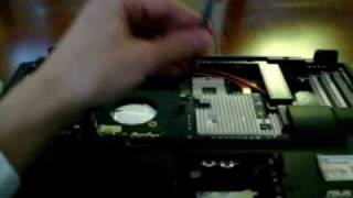 Asus G71GX Disassembly tutorial to remove graphics card [upl. by Ahsinac]