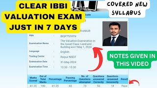 Complete Notes for IBBI Land amp Building Bank Valuation Exam  Clear IBBI Exam in 7 Days [upl. by Iphlgenia]