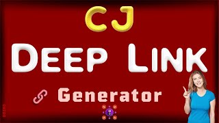 CJ Deep Link Generator method to Create Affiliate Link  What is SID in Commission Junction [upl. by Eimorej793]