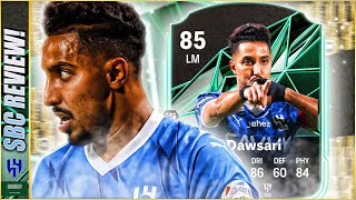 85 RATED SQUAD FOUNDATIONS SALEM AL DAWSARI SBC REVIEW IN EAFC 25 [upl. by Ilhsa]