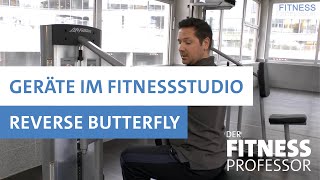 Geräte im Fitnesstudio  Reverse Butterfly [upl. by Aiken194]