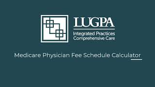 Medicare PFS Calculator Tutorial [upl. by Orban795]