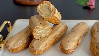 Encore Mieux Quand Cest Fait Maison 😋👌 Éclairs au Café Facile et Inratable [upl. by Atteras]