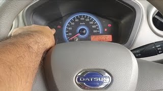 Datsun go engine check light problem [upl. by Dnanidref]