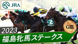 2023年 福島牝馬ステークス（GⅢ）  ステラリア  JRA公式 [upl. by Niroht402]