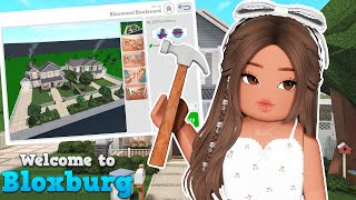 🏡My PREBUILT HOUSE is on Bloxburg🔨 [upl. by Anayad]