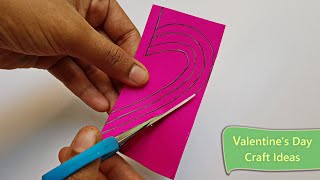 3 Simple amp Easy Valentines day Craft Ideas💗  Valentines day Crafts❤ [upl. by Yurt345]