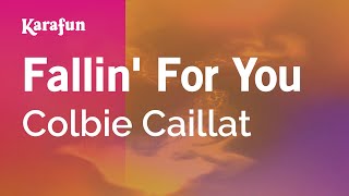 Fallin For You  Colbie Caillat  Karaoke Version  KaraFun [upl. by Raimondo]