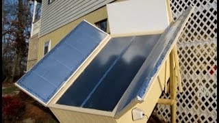 Solar Water Heater  Passive  BuildInstall Breadbox [upl. by Sarita963]