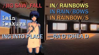 Lain  Jigsaw Falling Into Place  Radiohead AI COVER AMV LYRICS [upl. by Adnat]