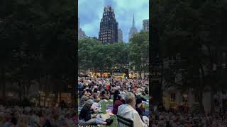 Bryant park performance [upl. by Emalia]