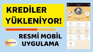 Krediler Yükleniyor Kredilere Nereden Bakılır Resmi Mobil Uygulamadan Kredilere Nasıl Bakılır [upl. by Goren]