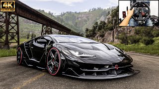 1200HP Lamborghini Centenario LP 7704  Forza Horizon 5  Logitech g29 gameplay [upl. by Azral]