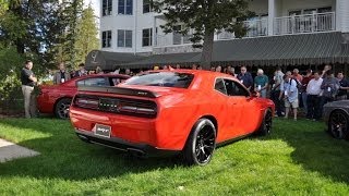 2015 Dodge Challenger SRT Hellcat Revving [upl. by Graves108]