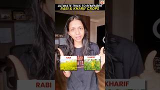 Trick to Learn RABI Crop and KHARIF Crops🔥 Cbse2024 Class10 SurabhiMamVedantu CbseExam [upl. by Drofdarb789]