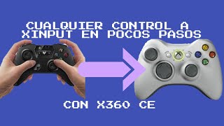 Tutorial x360ce usar controles ya instalados como xinput [upl. by Ehav]