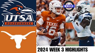 2 Texas vs UTSA Arch Manning 5 Touchdowns  Full Game Highlights  2024 College Football [upl. by Acinonrev]