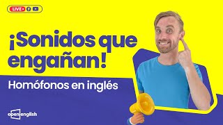 Homófonos en inglés  Aprende gratis con Open English [upl. by Ikkaj212]