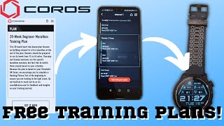 How To Download And Use Coros Training Plans coros [upl. by Reginauld775]