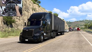 American Truck Simulator  Texas DLC  Thrustmaster TX [upl. by Terena801]