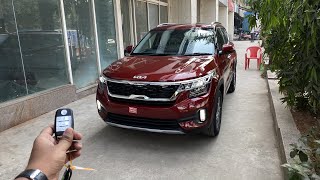 अब ज्यादा Safe 👍🏻 2022 New Kia Seltos HTX 1545 Lacs 😍 Value for money  Review [upl. by Ayirp]