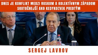 SERGEJ LAVROV SPOJENÉ ŠTÁTY POTREBUJÚ NATO ABY UDRŽALI EURÓPU V PODRIADENOM POSTAVENÍ [upl. by Lael]