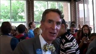 Science guy Bill Nye campaigns for Obama in Brevard [upl. by Las679]