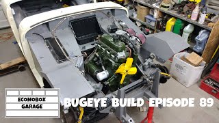 How I installed the engine gearbox and driveshaft in our Austin Healey Sprite Bugeye Build Ep89 [upl. by Enamrej]