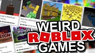 Playing Weird Roblox Games [upl. by Bikales633]