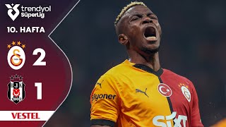 Vestel  Galatasaray 21 Beşiktaş  HighlightsÖzet  Trendyol Süper Lig  202425 [upl. by Goldshlag]