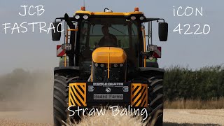 Brand New JCB Fastrac iCON Baling [upl. by Eimaj]