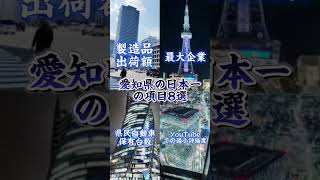 愛知県の日本一、東京に次ぐ日本2位の項目！！ [upl. by Pinzler]