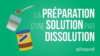 Comment ne plus confondre dissolution et dilution  Exemple des solutions aqueuses Chimie au lycée [upl. by Sibyl]