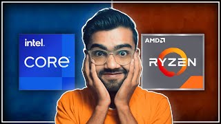 INTEL vs AMD Ryzen Processor   Which is Best in 2024 [upl. by Kerrin]