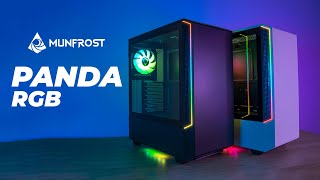 Por fin un gabinete minimalista de calidad y a un buen precio Review Munfrost PANDA RGB [upl. by Deedee]