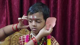 Ganesh Fancy Dress  Ganesh Makeup  Getup  Ganpati Dress  Vinayagar Makeup Vesham WDuniya​ [upl. by Anahsahs]