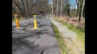 Biking on the Thermal Belt Rail Trail Rutherford County NC [upl. by Annavaj]