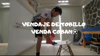 Vendaje de Tobillo  Venda Coban ⚽ [upl. by Adnwahsor]