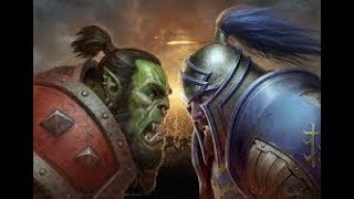 Warcraft 3  Footman VS Grunts Profesional 48 B  LICH  Annoying Mushrooms [upl. by Randal]