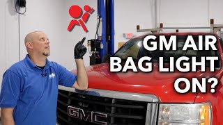 Air Bag Light On GM Truck How to Fix This Common Sensor Problem [upl. by Asilak308]