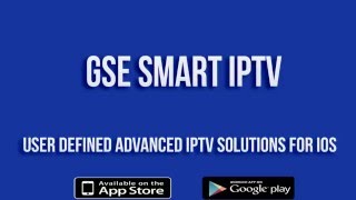 GSE SMART IPTV Version 17 for IOS IPHONEIPAD Preview [upl. by Kobylak]