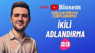 İkili Adlandırma Soru Çözümü  yks2024  Biyoloji Soru Çözümü [upl. by Arondell462]