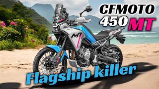 CFMOTO 450 MT  LE NOUVEAU FLAGSHIP KILLER RÉFÉRENCE DU MONDE DU TRAIL [upl. by Justina]