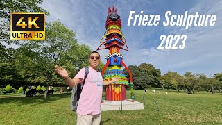 Frieze Sculpture London 2023  4K Video [upl. by Emmey]