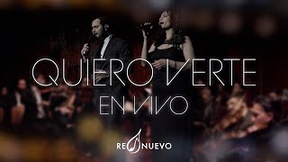 Quiero Verte versión en vivo  RENUEVO [upl. by Yehtomit]