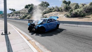 Hellcat Widebody runs from Police  Dashcam [upl. by Drais]