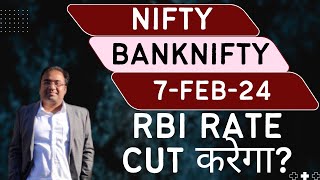 Nifty Prediction and Bank Nifty Analysis for Wednesday  7 February 24  Bank NIFTY Tomorrow [upl. by Theressa]