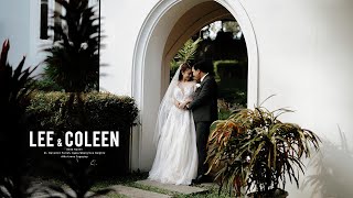 Laguna Wedding Video of Lee amp Coleen at St Benedict Parish Ayala Westgrove amp Affinitrees Tagaytay [upl. by Drofkcor252]