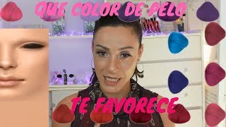 QUE COLOR DE PELO TE FAVORECE 🌈  Sandranewlook [upl. by Newfeld]